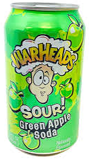 Warheads Green Apple Sour Soda