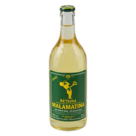 Retsina Malamatina wijn