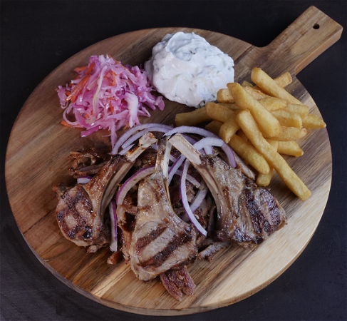 LAMSKOTELET FRENCHED RACKS & GYROS