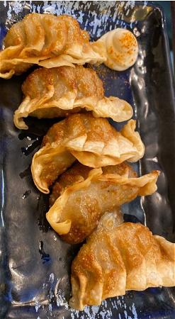 Japanse gefrituurde dumplings 5 stuks
