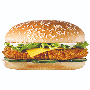 Chicken sandwich burger menu