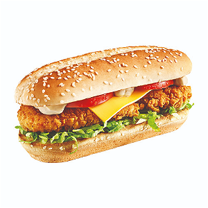 Chicken twin burger menu