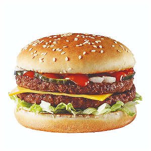 Dubbelcheeseburger menu