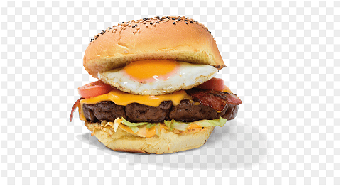 Cheese-eggburger menu