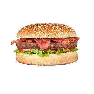 Baconburger menu