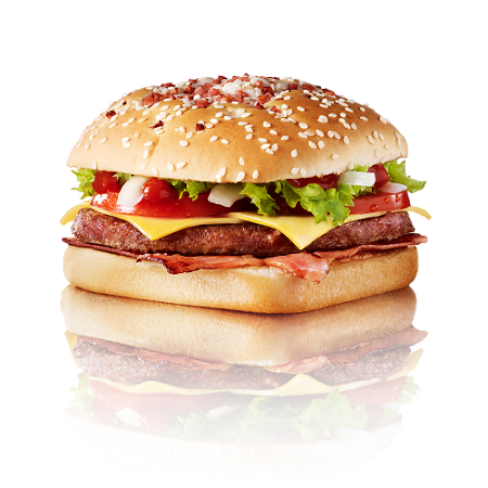 Bacon-cheeseburger menu