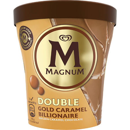 Magnum pint double gold caremel millionaire