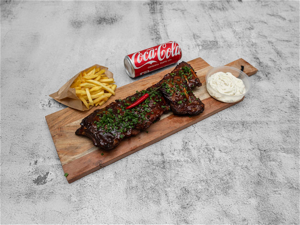 Menu 3: Voor 4 personen (2 kg spareribs)