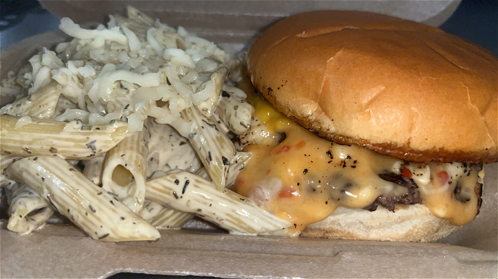Double crispy chicken burger