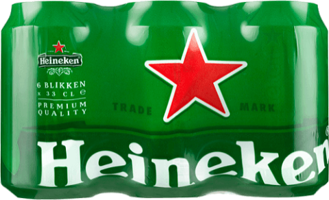 1 sixpack Heineken