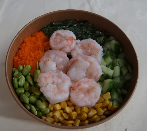 Poké bowl shrimp large