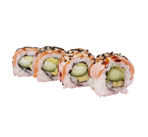Flamed Salmon Roll 