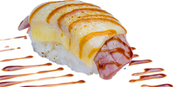 Tuna cheese nigiri
