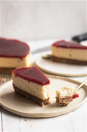 Cranberry cheese cake 