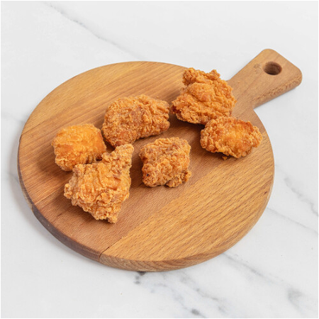 Gefrituurde kip bites