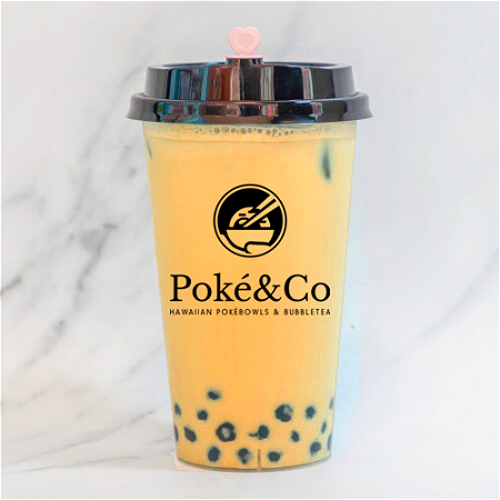 Mango milk tea