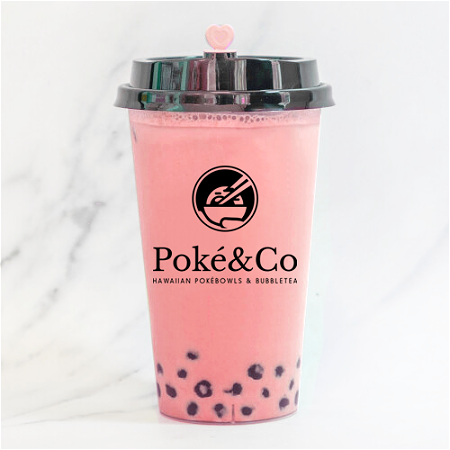 Strawberry milk tea
