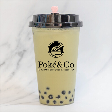 Coconut matcha milk tea