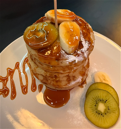 Chocolate American pancakes