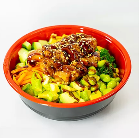 Poké bowl Yakitori chicken medium