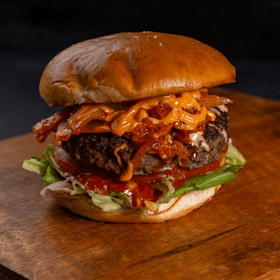 Ribby's kimchi burger