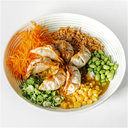 Gyoza Vegan curry bowl (vegan)