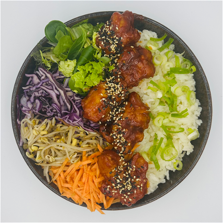 🆕 Korean Fried Chicken Bowl 🌶️
