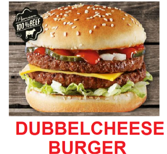 Dubbele cheeseburger