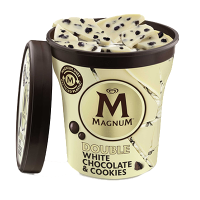 Magnum Pint White Chocolate & Cookies 440ml