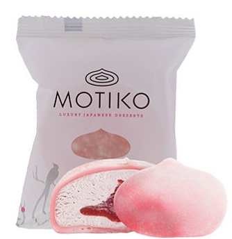 strawberry cream mochi ice 1 st