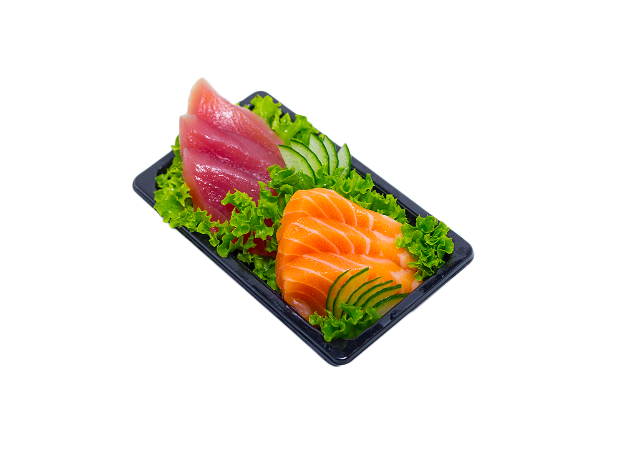 Sashimi zalm  & tonijn ( 6 stuks )