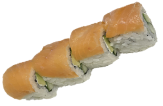 Smoked salmon roll