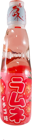 Ramune Hatakosen Soda Strawberry