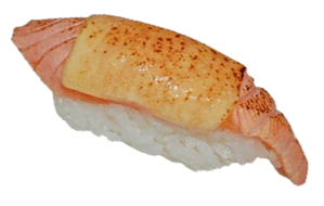 Nigiri Flamed salmon cheese