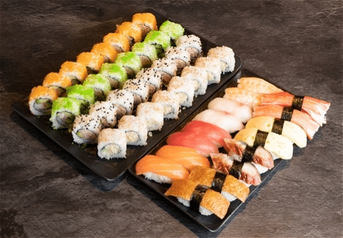 Sushi mix deluxe, 48 stuks (2 pers.)