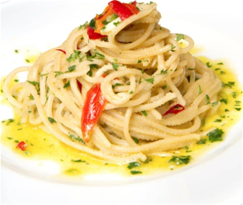 Spaghetti aglio en olio
