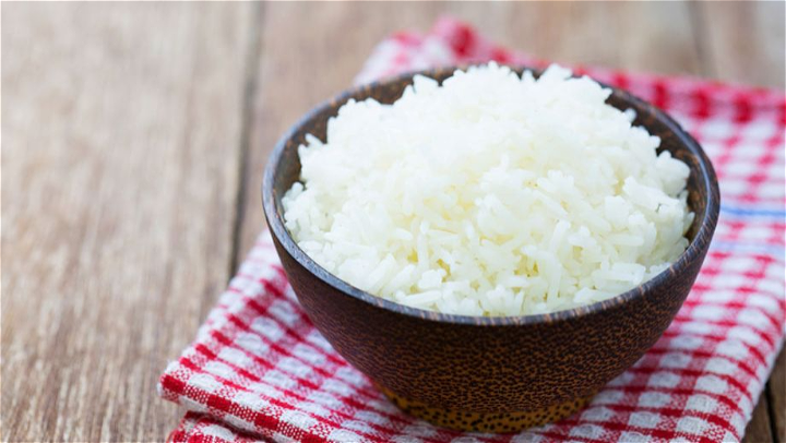 Bakje witte rijst