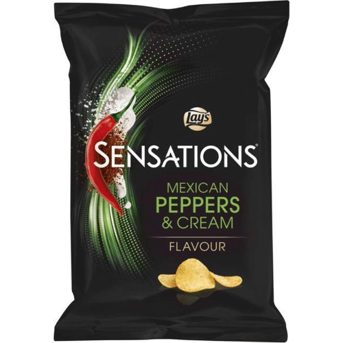 Lays Sensations Mexican Pepper & Cream 150 gram