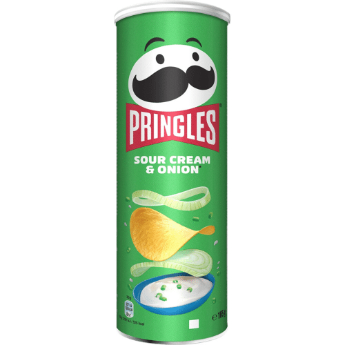 Pringles sour cream and onion 165 gram