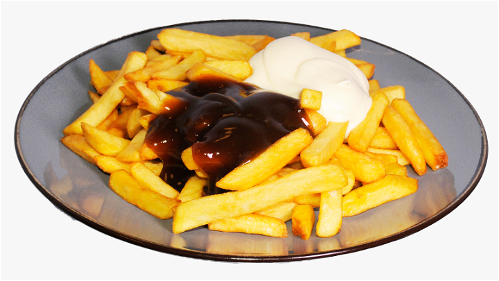 Patat mayo-curry