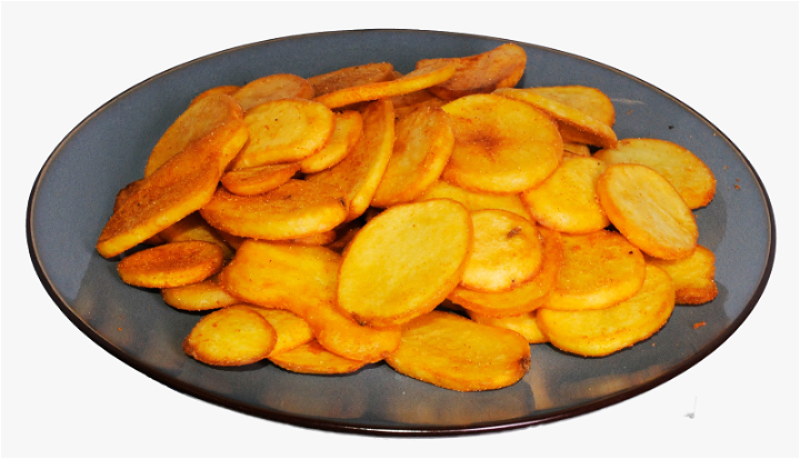 Portie aardappelschijfjes