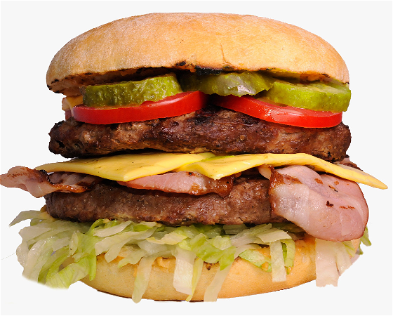 Double bacon cheeseburger 