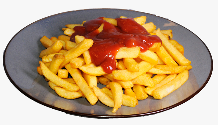 Patat ketchup groot
