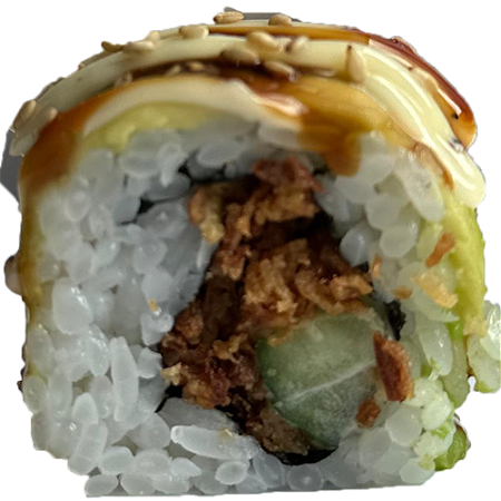 Crunchy avocado roll 