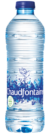 Flesje Chaudfontaine blauw