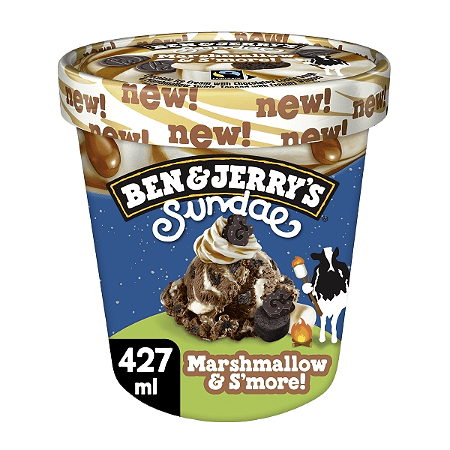 Ben & Jerry’s  Marshmallow & S’more Sundae