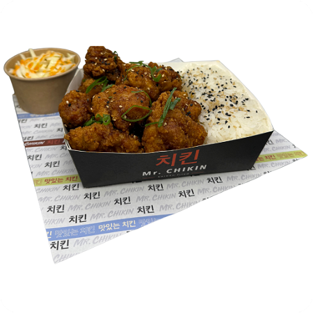 Padak Chicken met Rijst en Koolsla (MIDDEL)