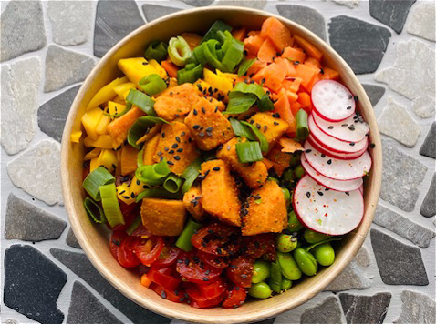 Poké bowl veggie