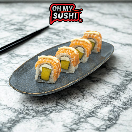 MANGO SALMON CHEESE ROLL (8 PCS) 