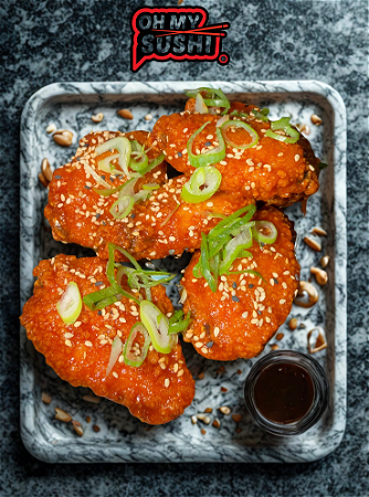 KOREAN STICKY WINGS (6 PCS) 